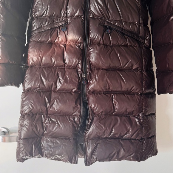 Moncler coat chocolate brown (different shades in photos/classic dark brown) - Picture 6 of 10